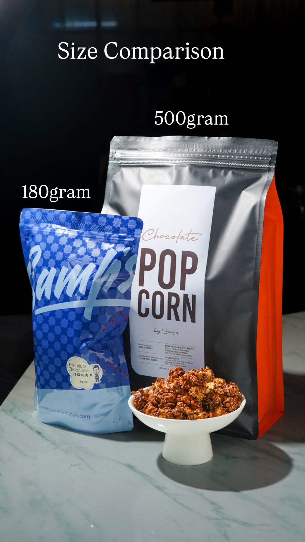 Chocolate Popcorn 500g 巧克力爆米花