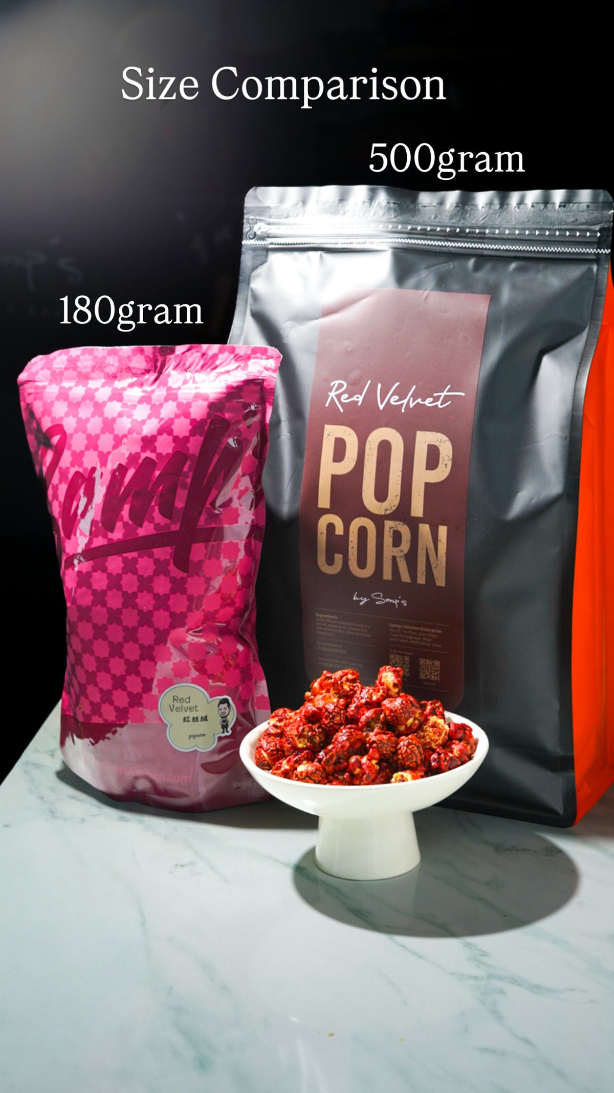 Red Velvet Popcorn 500g 红丝绒爆米花