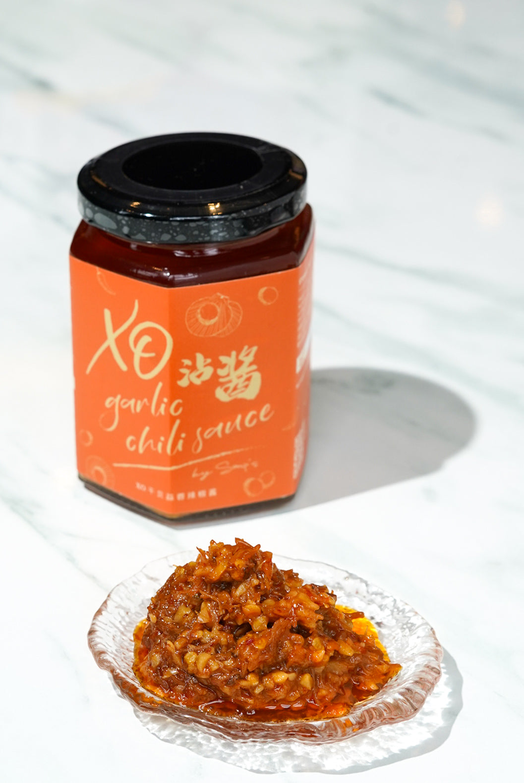 Samps Xo Garlic Chili Sauce
高级XO沾酱 （新年优惠买一送一罐80gm xo garlic chili sauce )