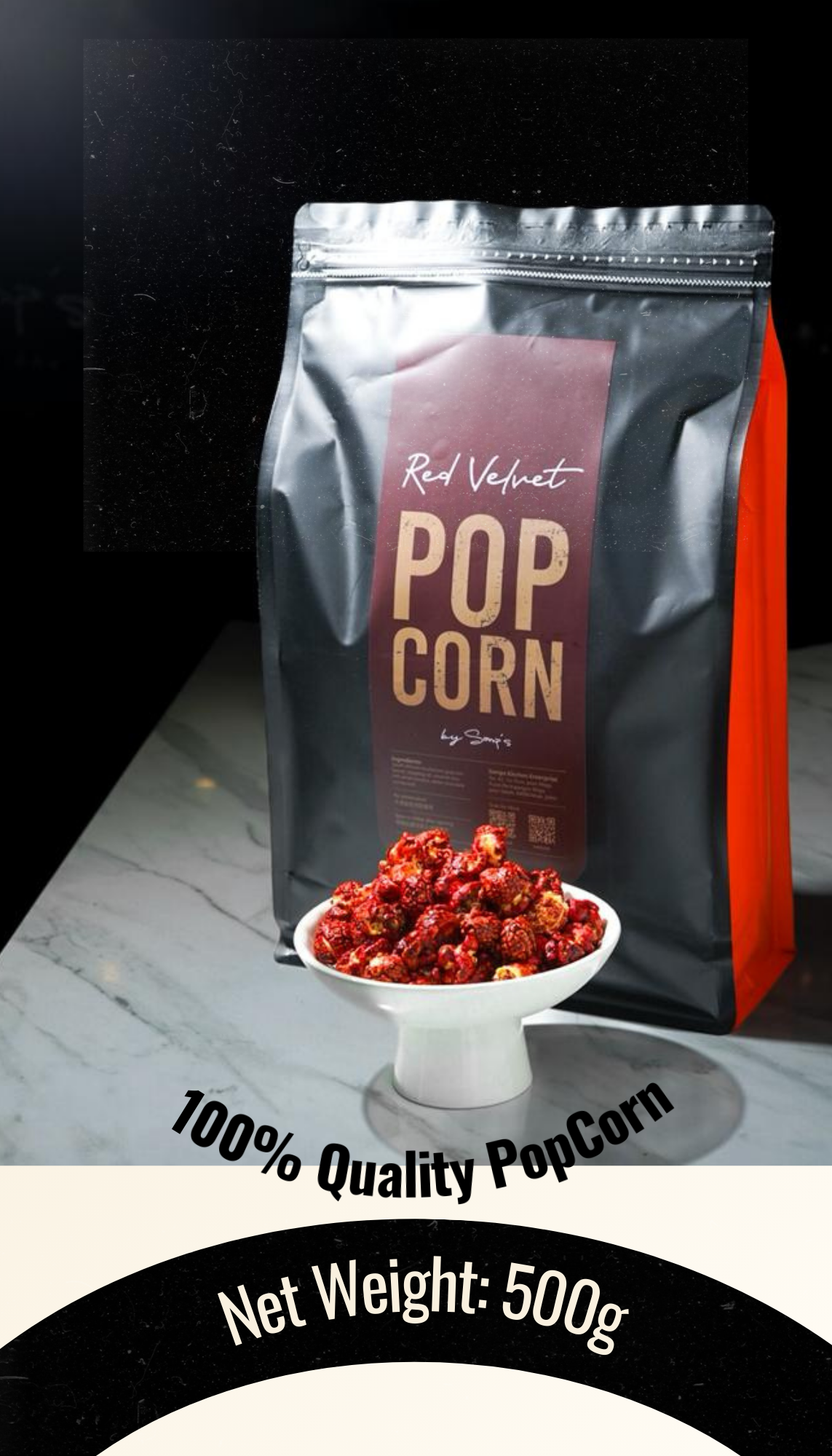 Red Velvet Popcorn 500g 红丝绒爆米花