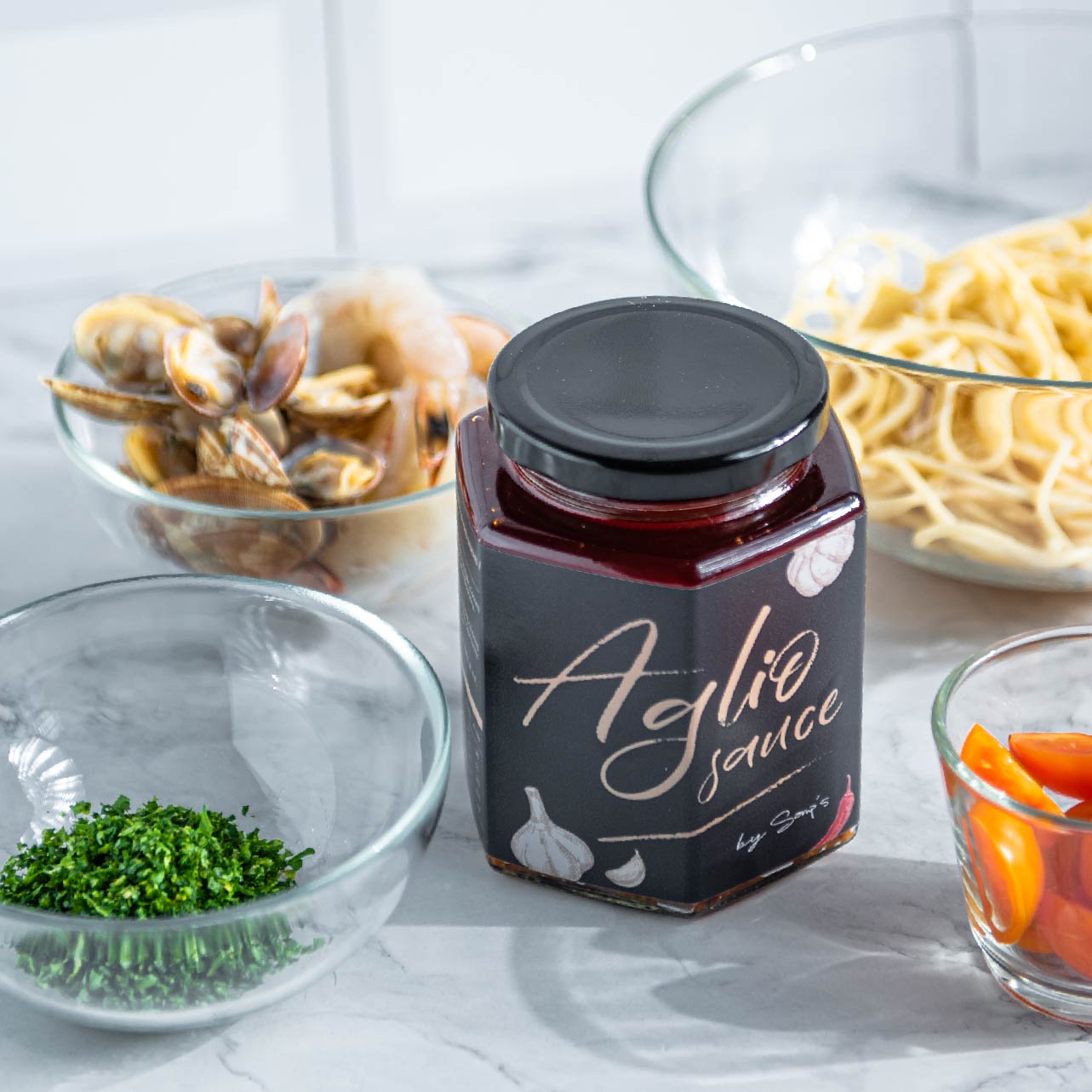 Classic Aglio Olio Sauce 蒜香酱料辣味